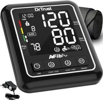 Dr Trust Atrial Fibrillation Automatic Dual Talking Digital BP Monitor Machine